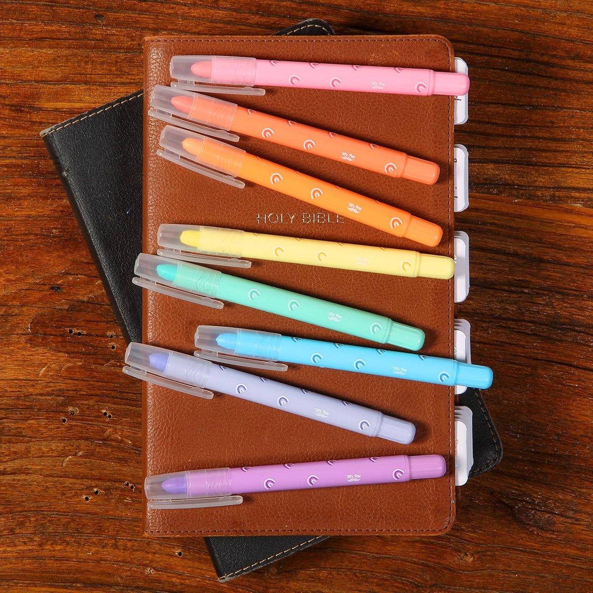 Pastel Gel Highlighters, No Bleed, 8 Pack