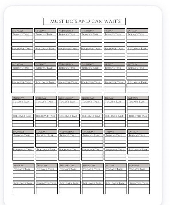 Plan with a Purpose Monthly Planner