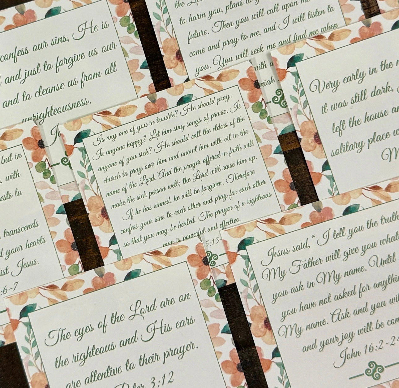 Prayer Bundle - Journal & Scripture Cards plus Free Matching Notebook and Free Personalization!!