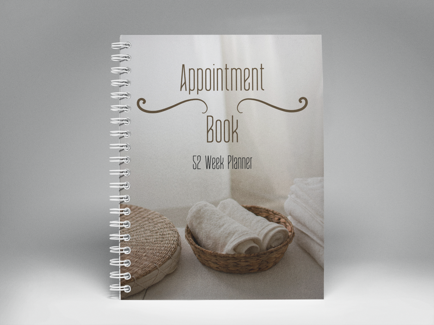 Personalizable 52 Week Appointment Planner