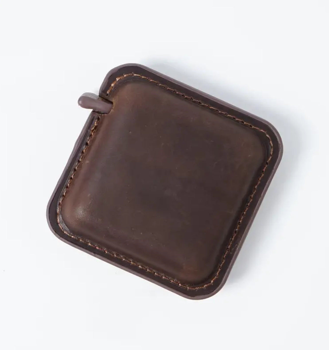 Premium Genuine Leather Retractable Tape Measure - 60 Inch/1.5m Dual-Sided, Locking Feature for Sewing