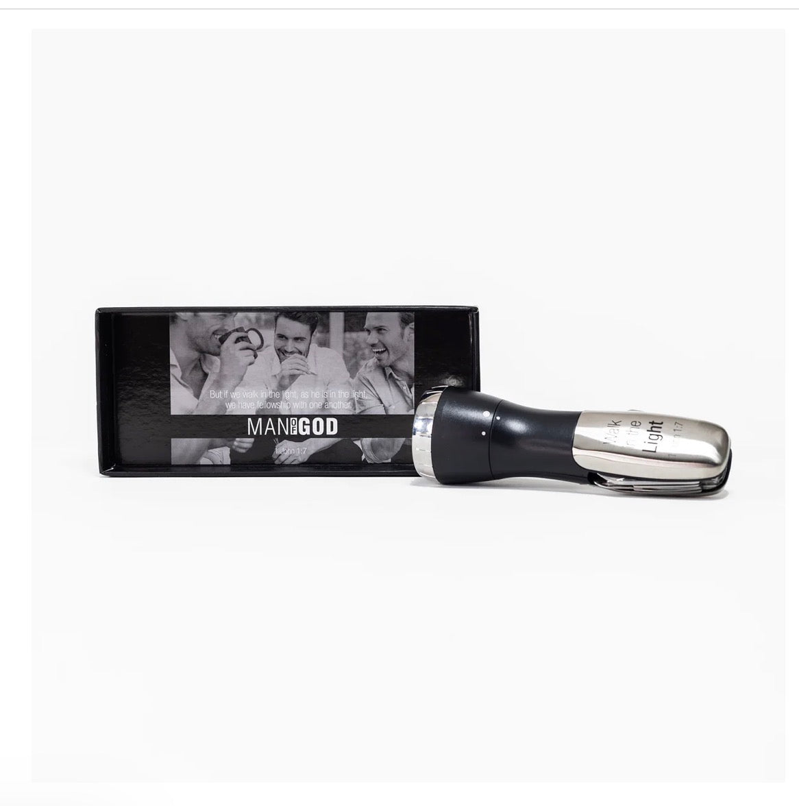 Man of God: 10 Function Flashlight Survival Tool