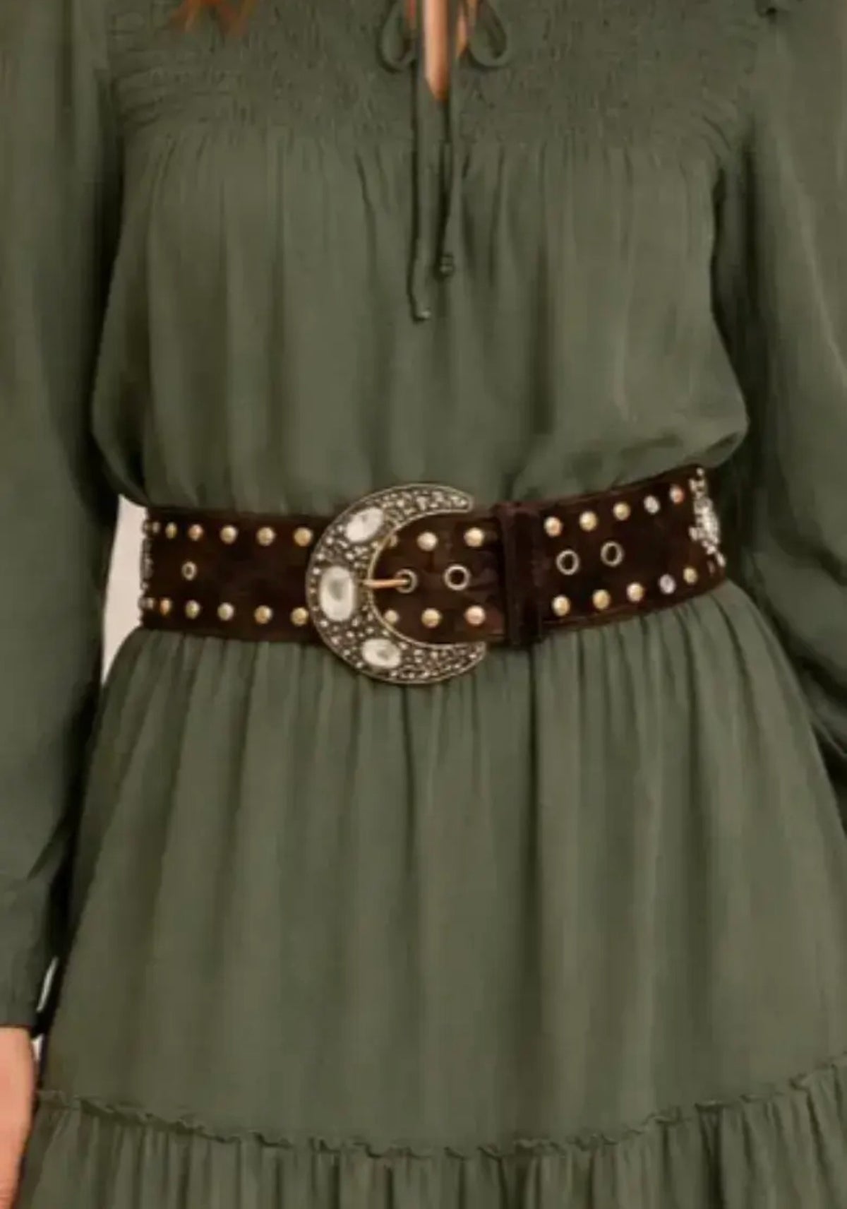 DIAMOND - B RHINESTONE DIAMOND BELT