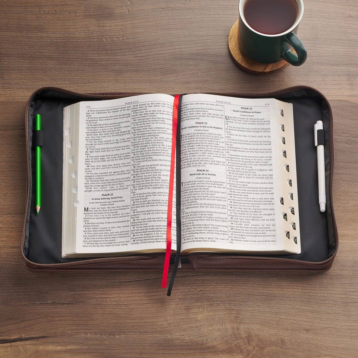 Bible Cover Classic Brown Names of Jesus Isa. 9:6