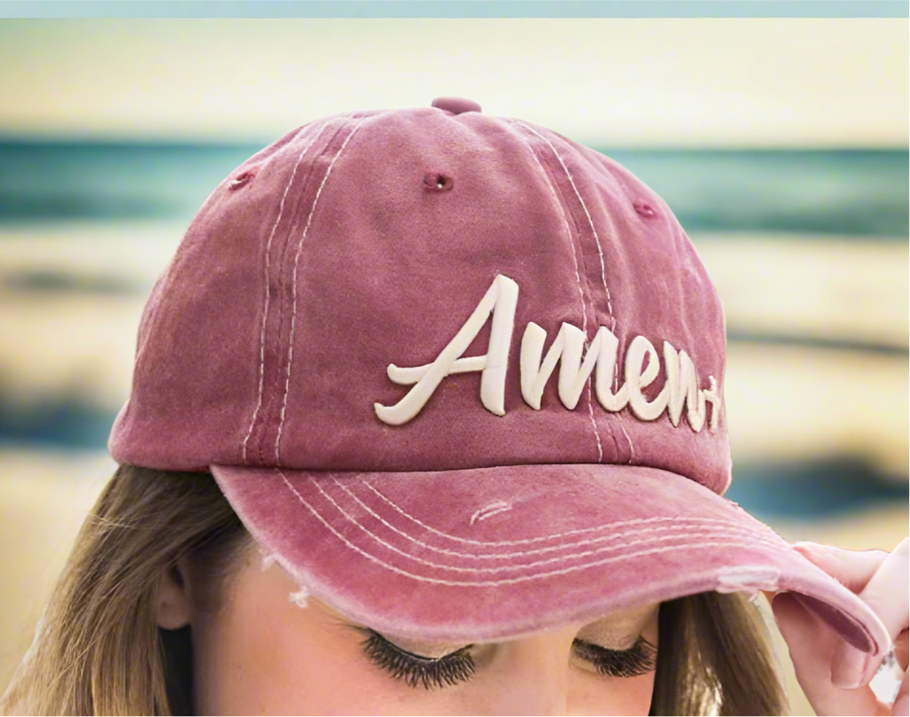 Embroidered ‘Amen’ Hat