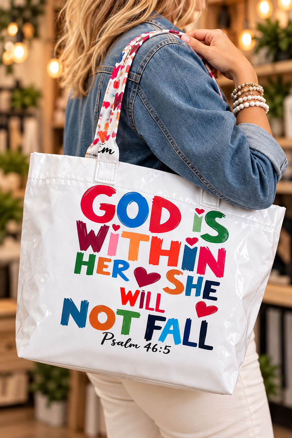 Bible Study Tote Bag/Handbag Large Capacity Ladies Handbag