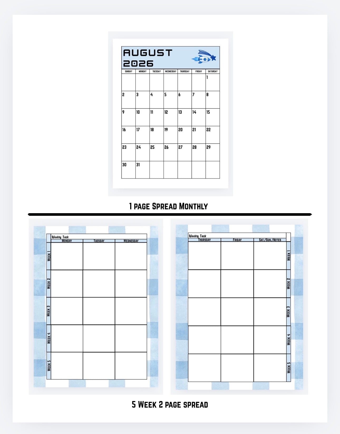 Personalized Out of this World Planner for Teachers