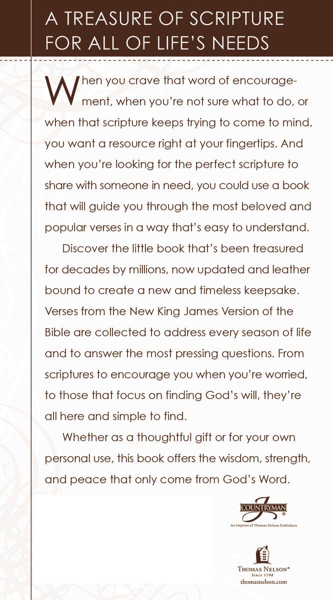 God's Promises For Your Every Need, NKJV