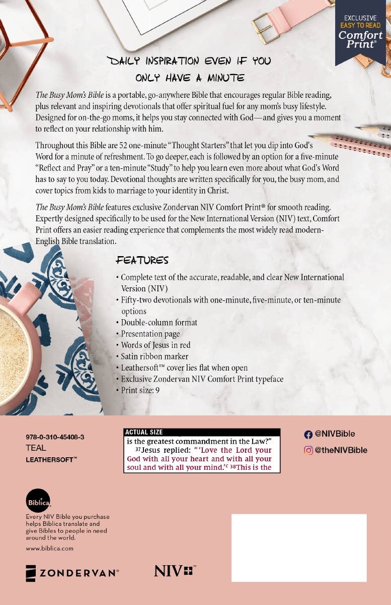 Busy Mom's Bible NIV