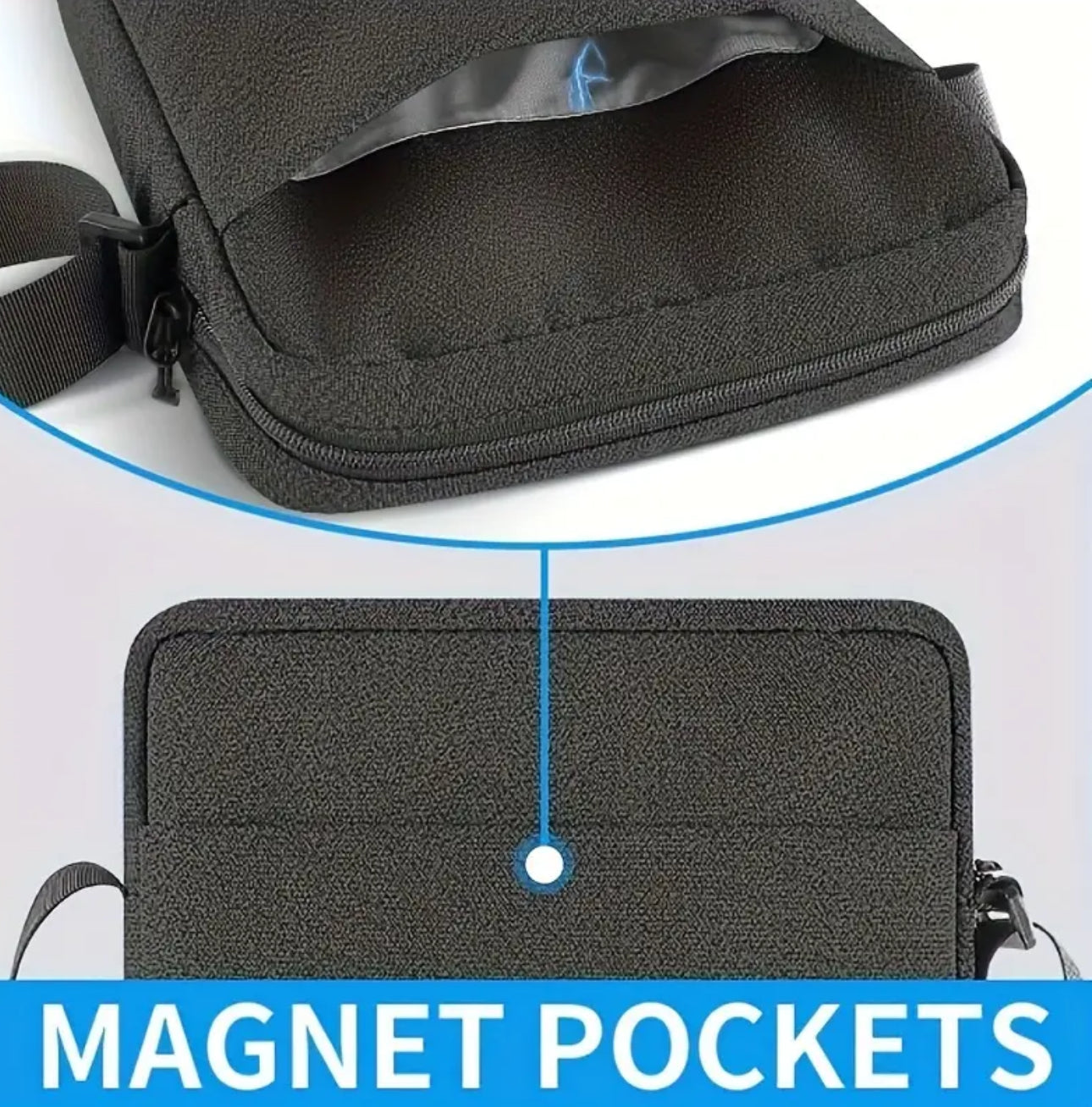 Large Bible Cover CrossbodyBag with Multiple Pockets for Convenient Bible Storage (Size: 11.4” x 9.4”)