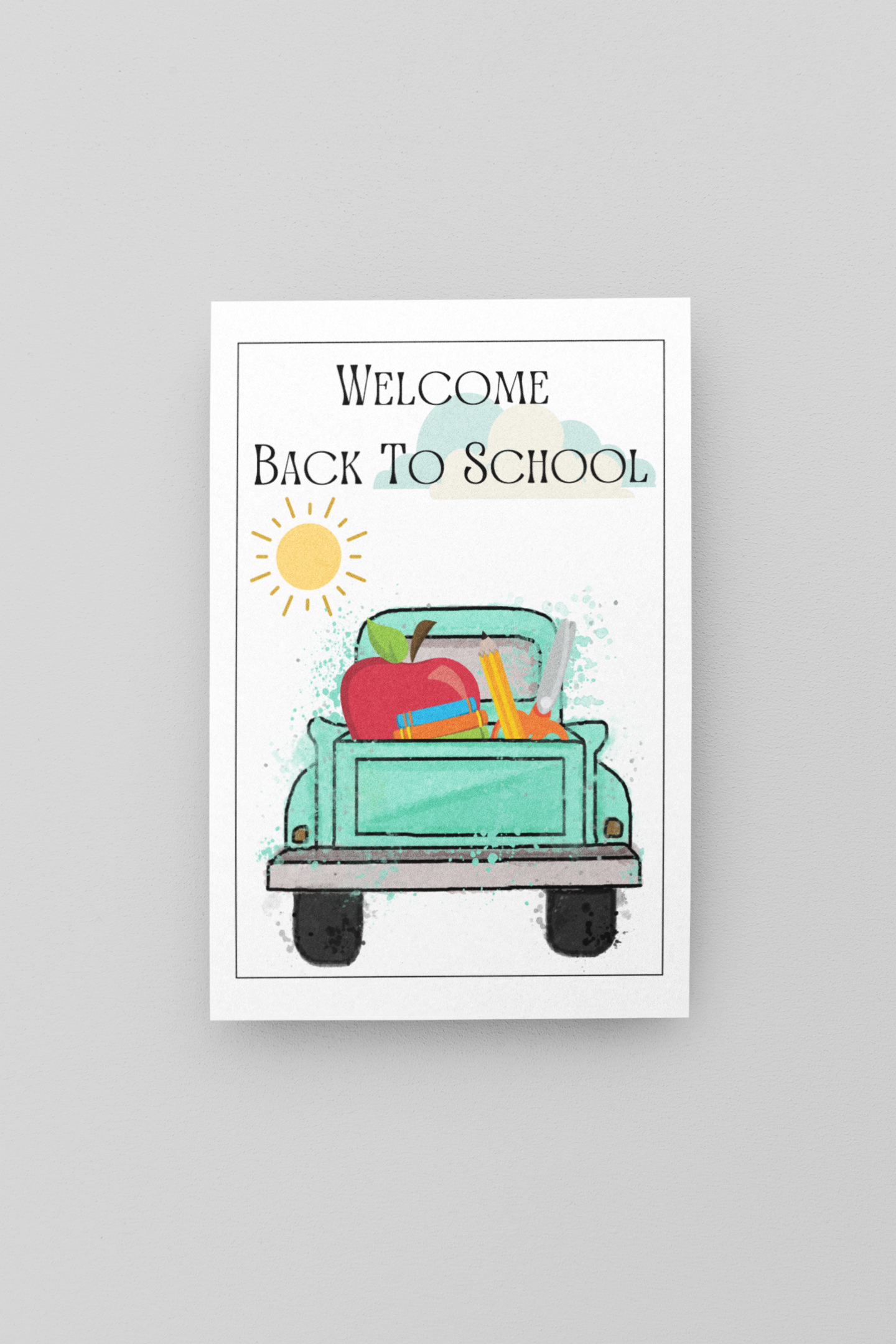 Back To School Personalizable Postcards