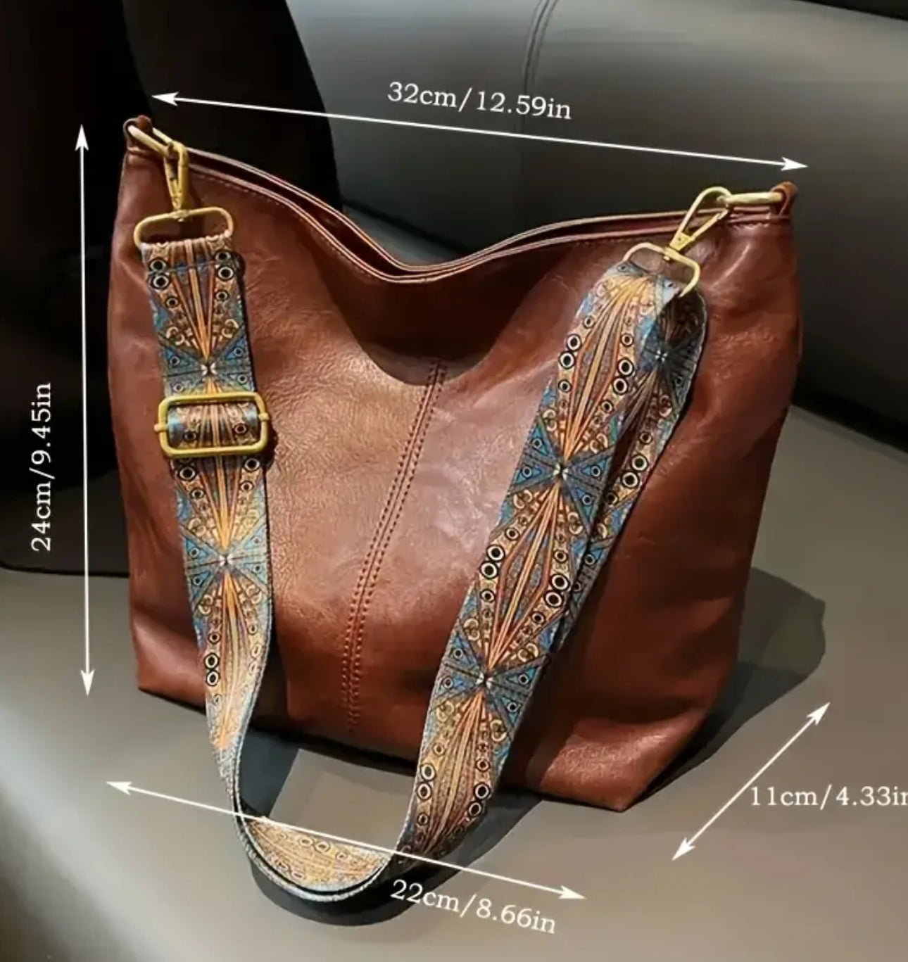 Simple Large-capacity Crossbody Bag