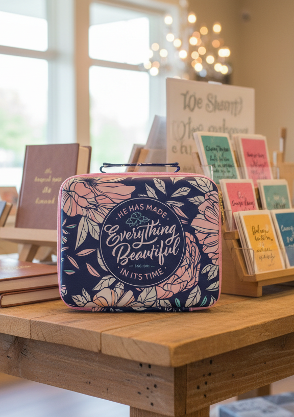 Bible Organizer Hardcover Everything Beautiful Ecc. 3:19