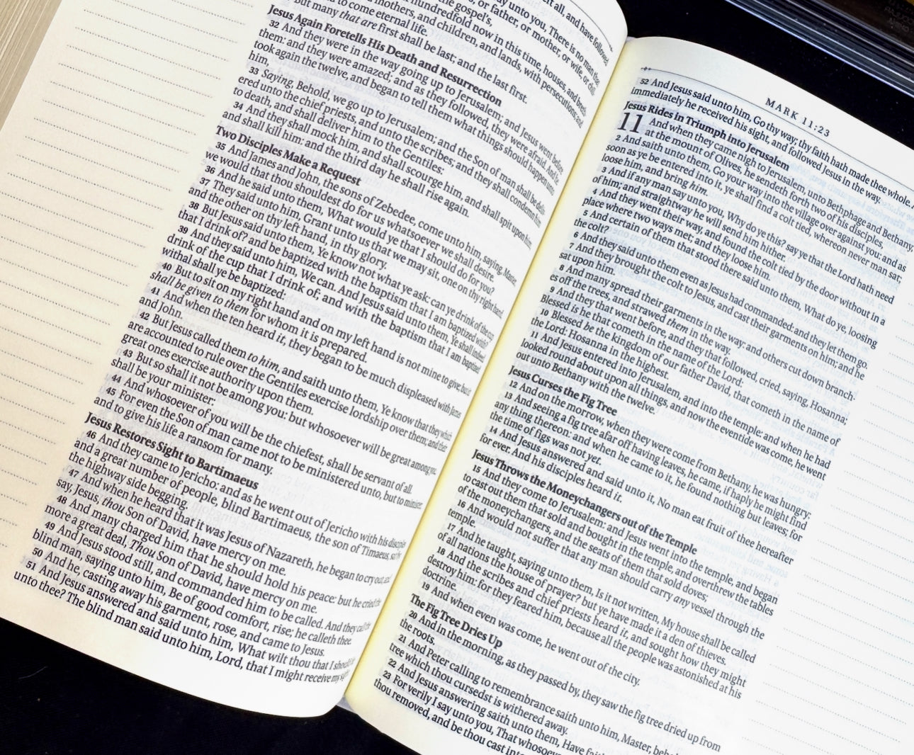 Gray Floral Note-Taking Bible KJV, Faux Leather