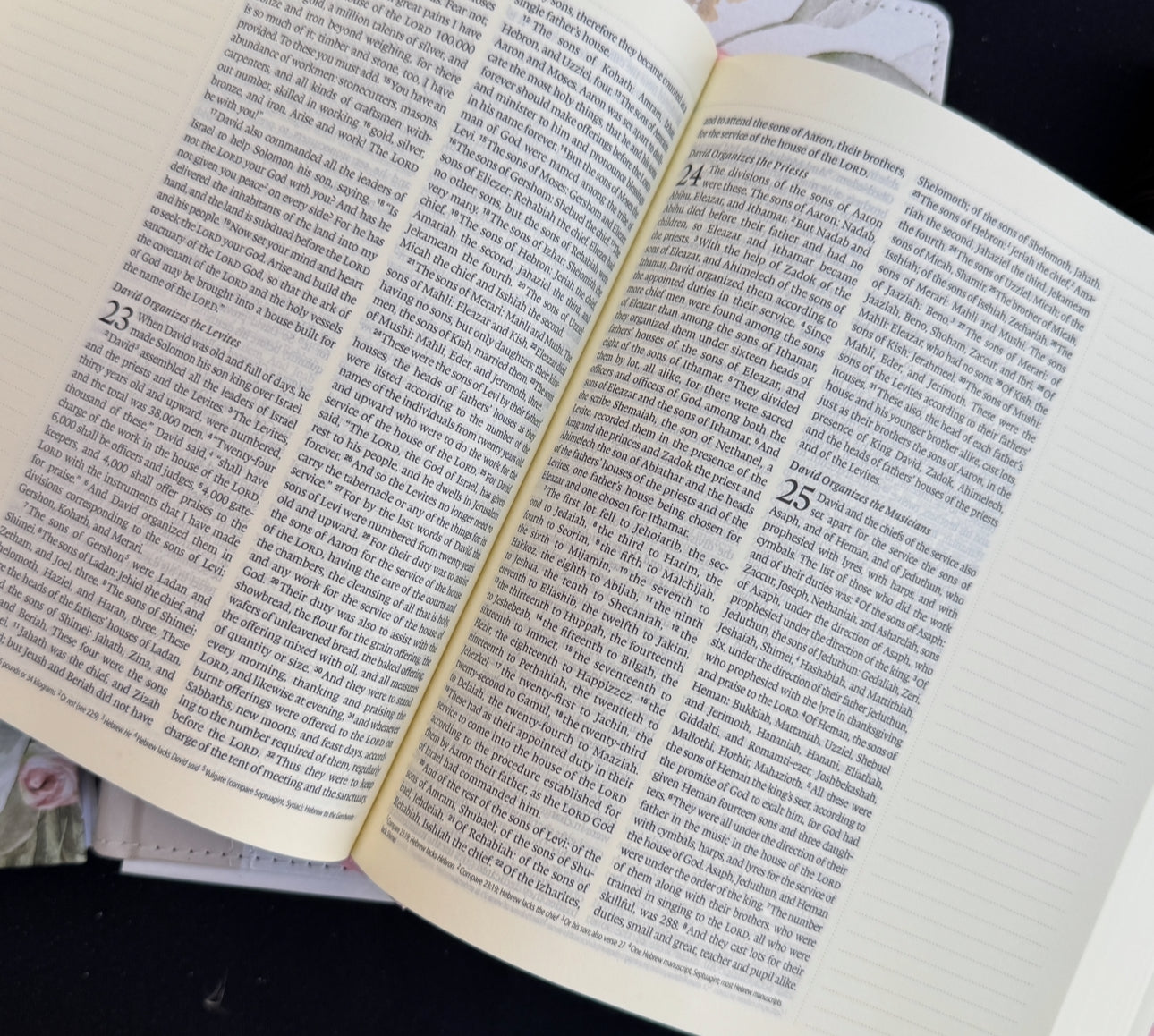 Floral Blush ESV Journaling Bible