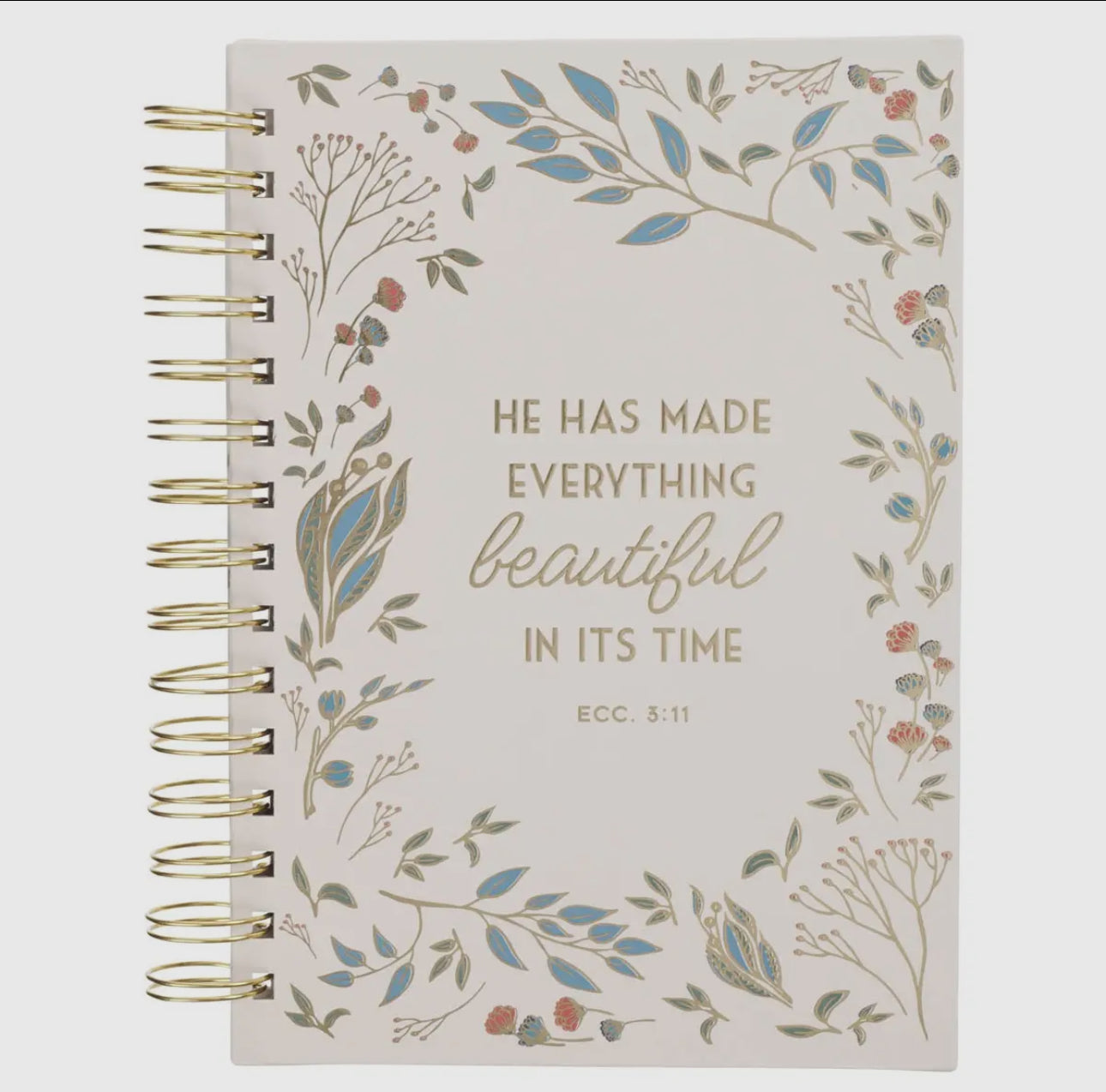 Everything Beautiful Wire-bound Journal Ecc. 3:11