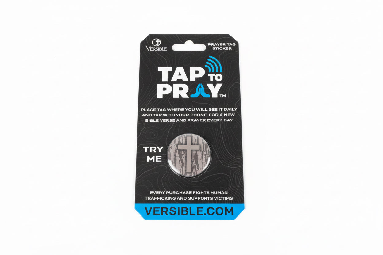 Versible—Tap To Pray Stickers - Helps support the Tim Tebow Foundation which helps prevent, rescue and restore victims of human trafficking!