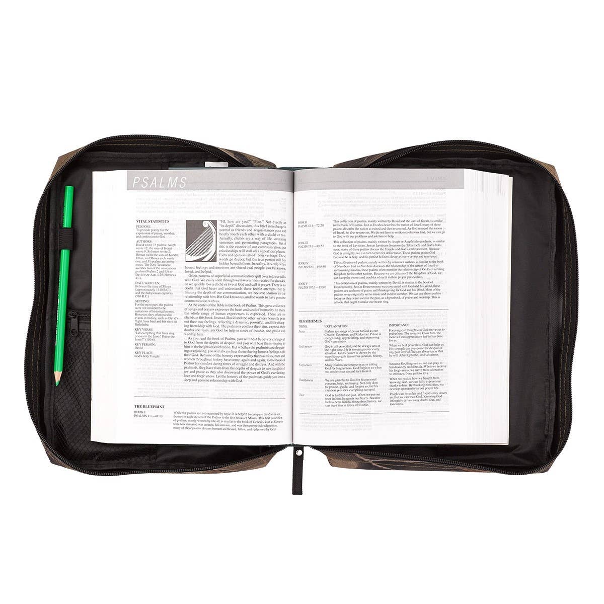 Bible Cover Organizer Camouflage Stand Firm 1 Cor 16:13