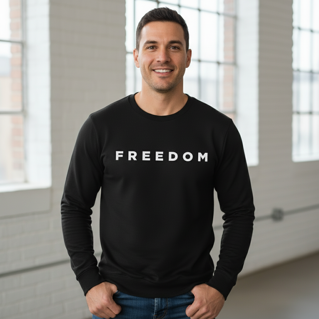Freedom Long Sleeve Soft UNISEX T-Shirt