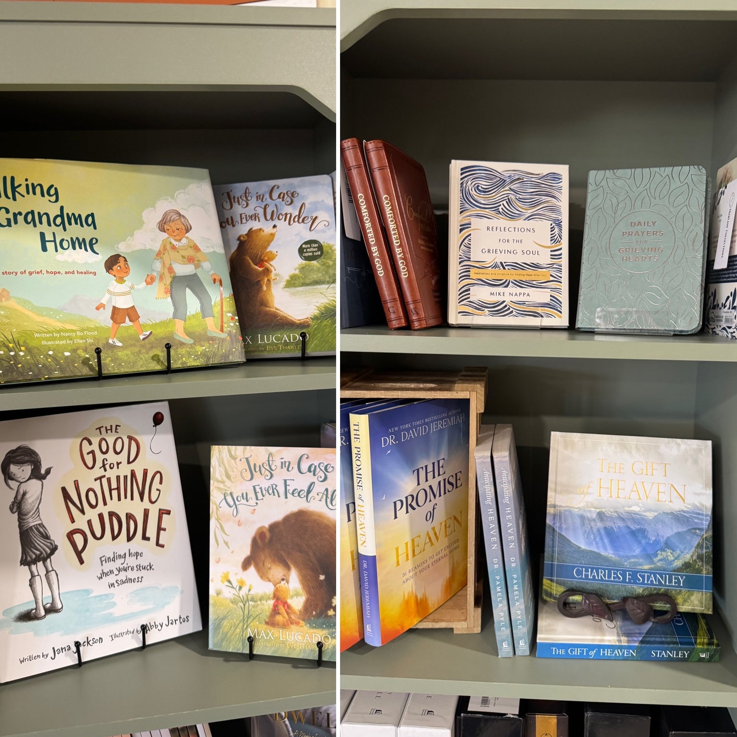 Faith Based Books on Grief, Loss & Heaven for Adults & Children
