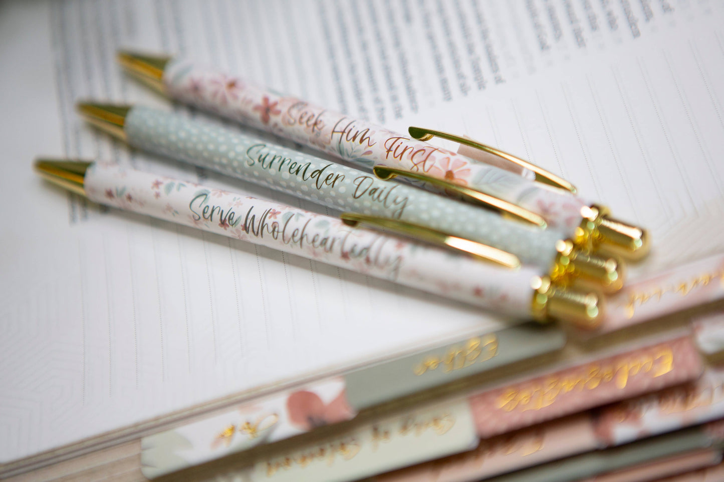Floral Pens for Bible Study