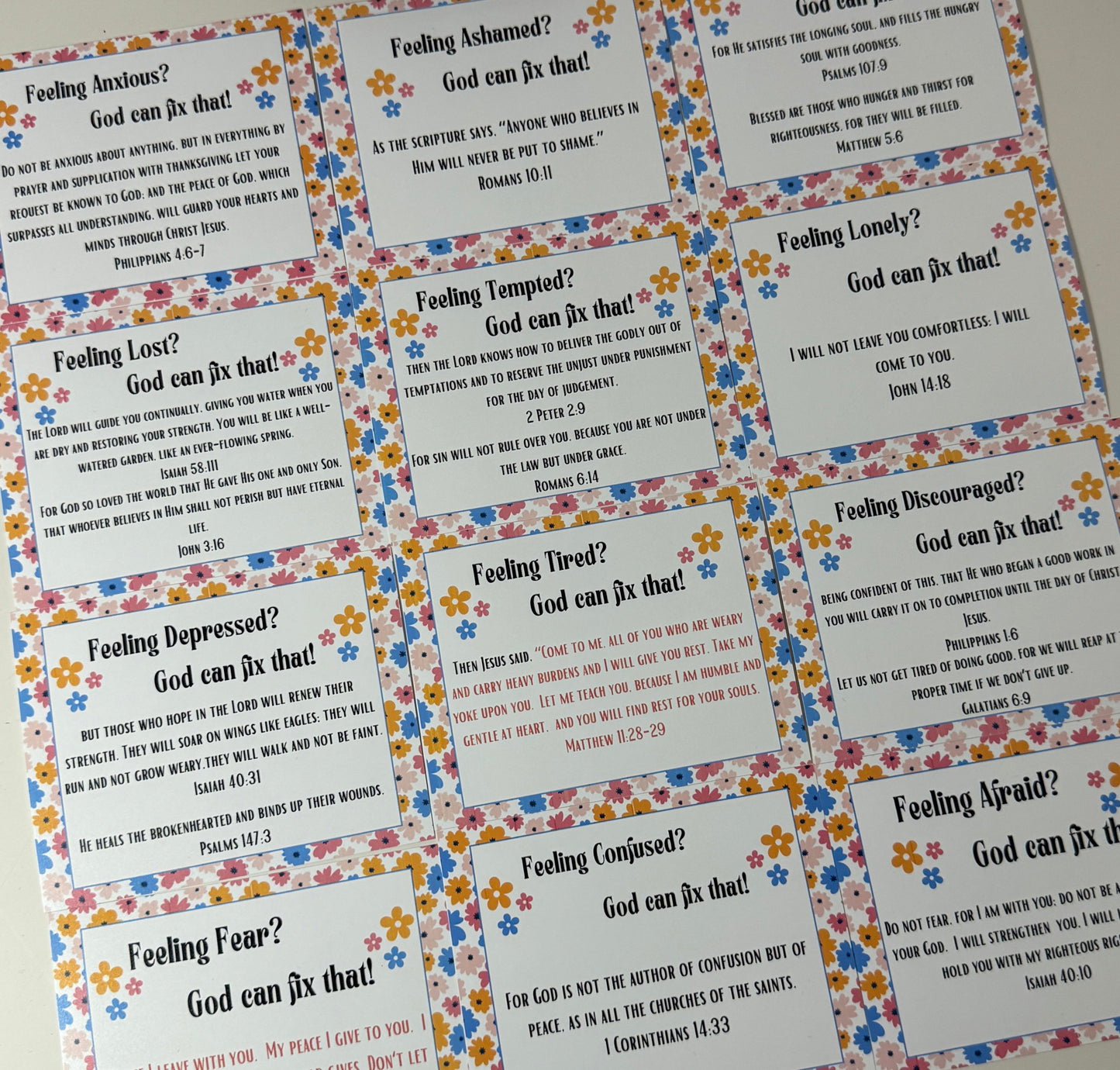 Got Feelings? Scripture Card Set