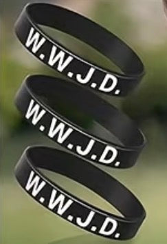 WWJD Rubber Bracelet