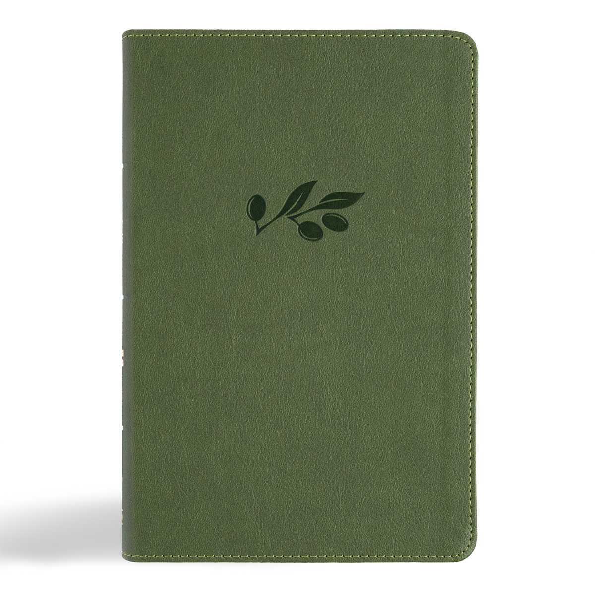 CSB Large Print Reference Bible, Olive LeatherTouch, Indexed