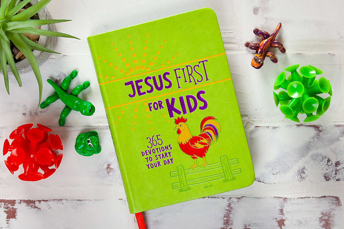 Jesus First for Kids (Daily Devotional, Back to School Gift)