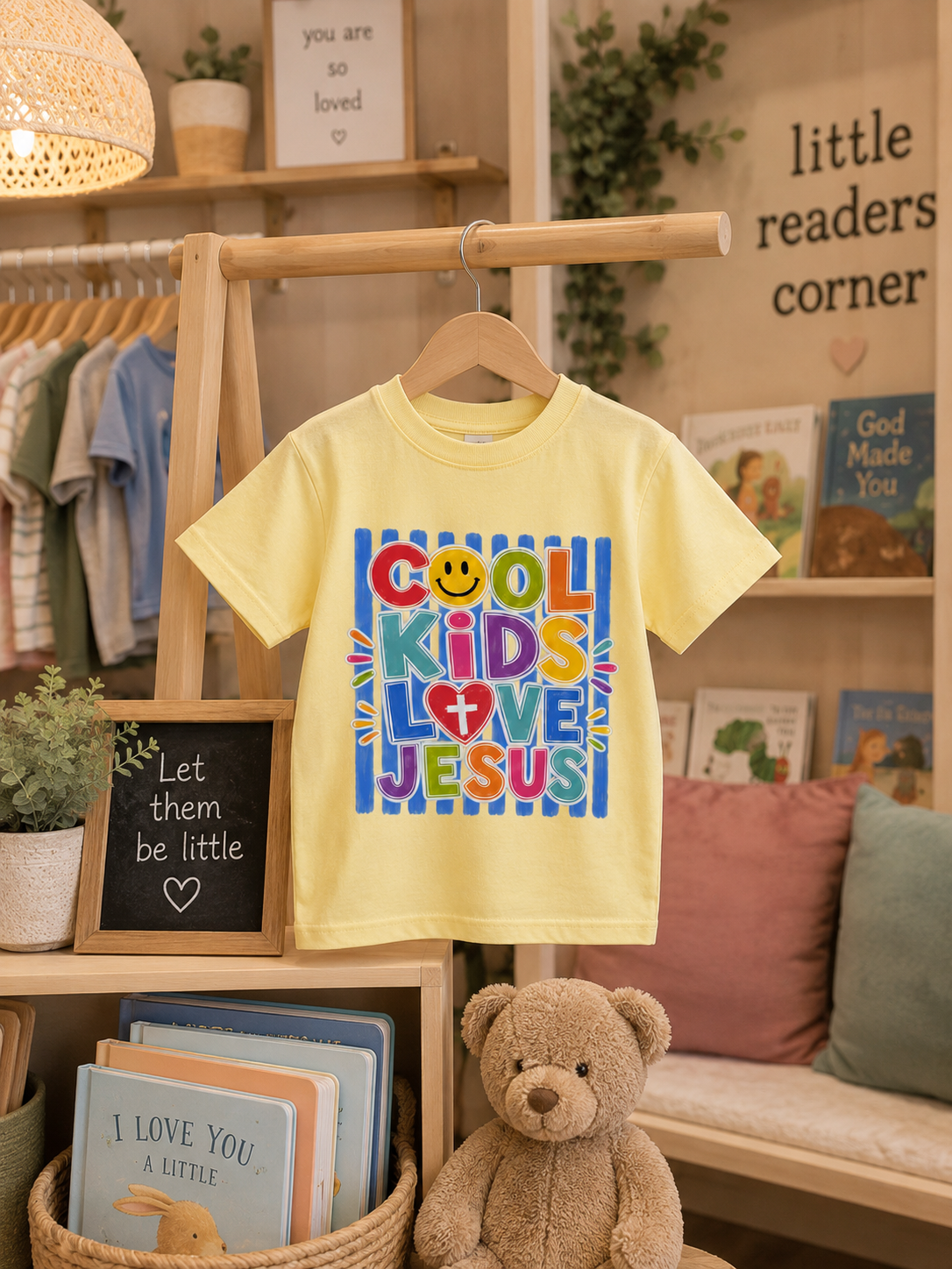 Cool Kids Love Jesus  T-Shirt