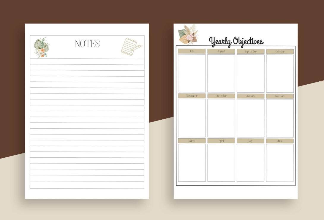 Personalized Planner for Teachers Boho Teacher Planner for Education