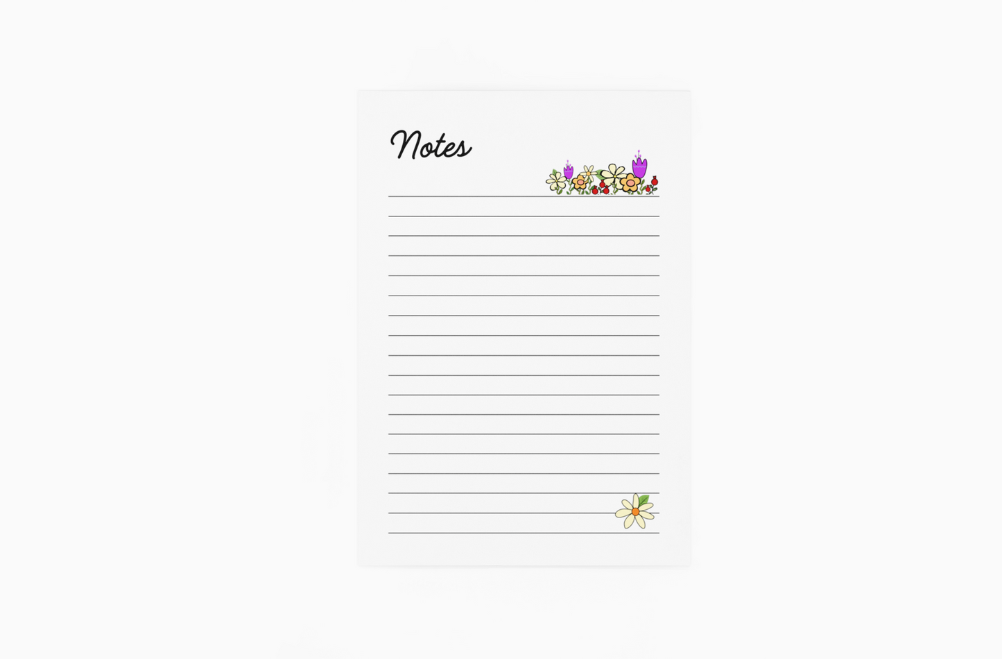 Beautiful Flower Cutomized Notebook