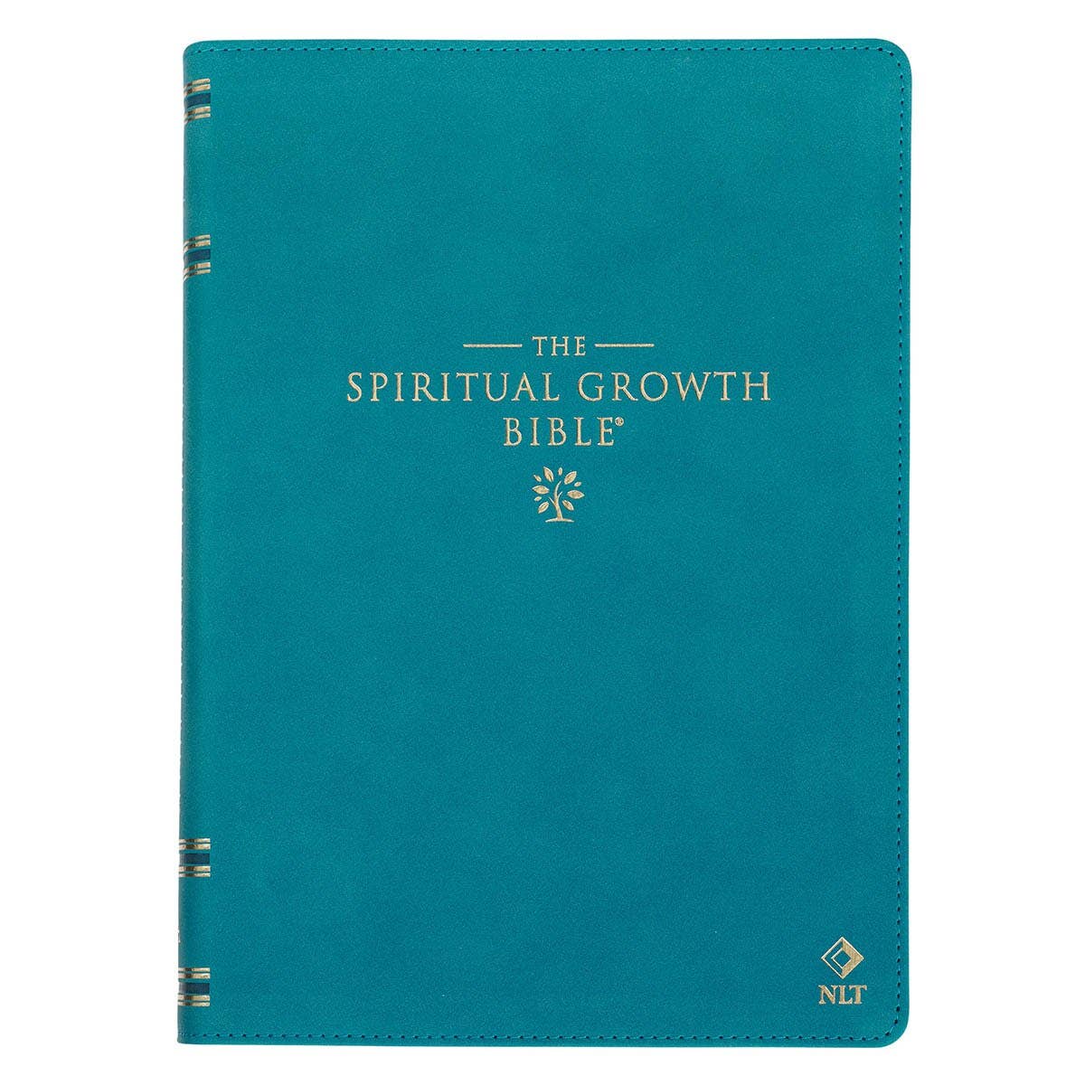 NLT, The Spiritual Growth Bible Faux Leather, Teal