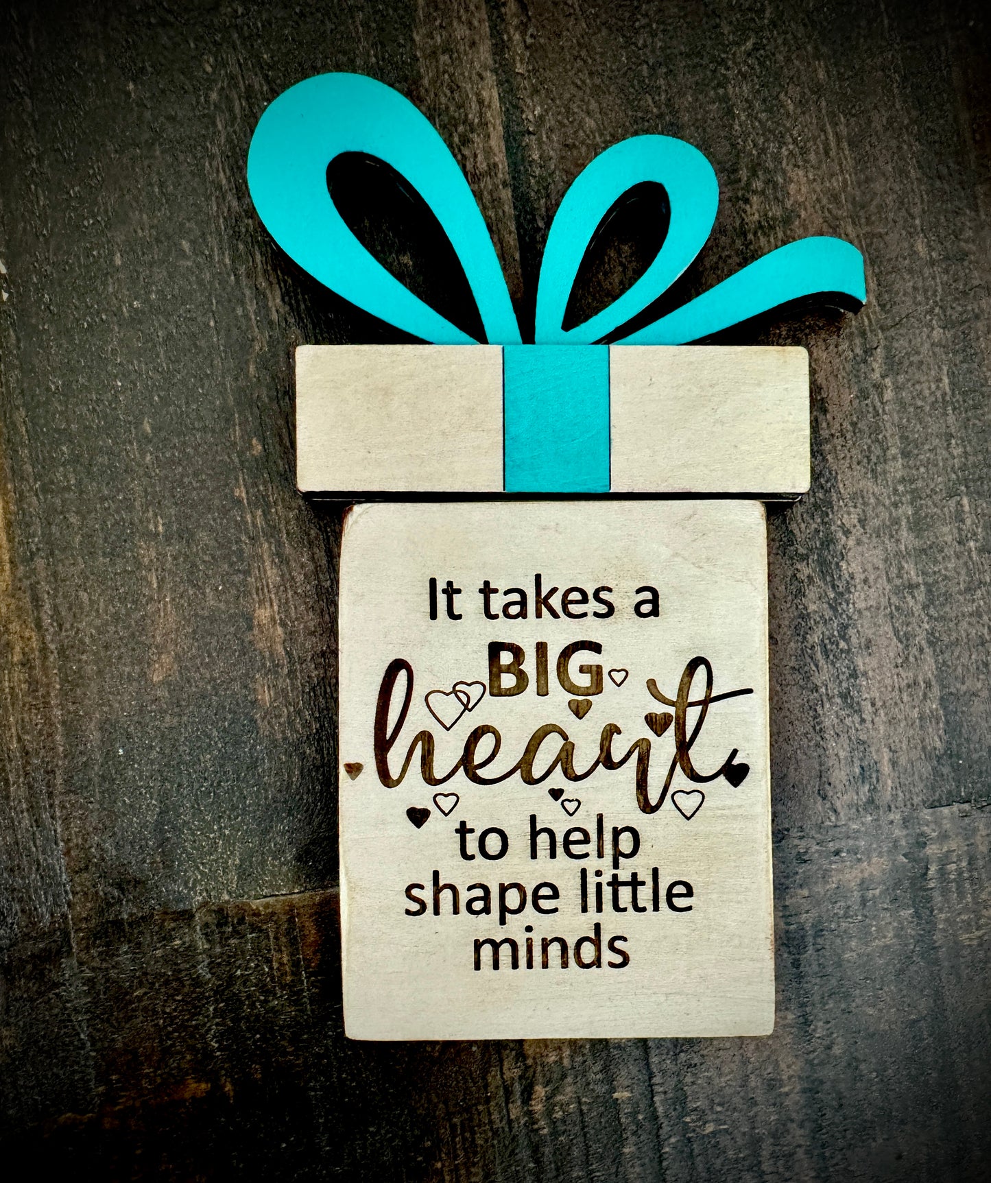 Custom Wood Teacher Valentine’s Day Gift Card Holder for him Personalized Gift for her Engraved Card for Gift Wood Gift Card Holder