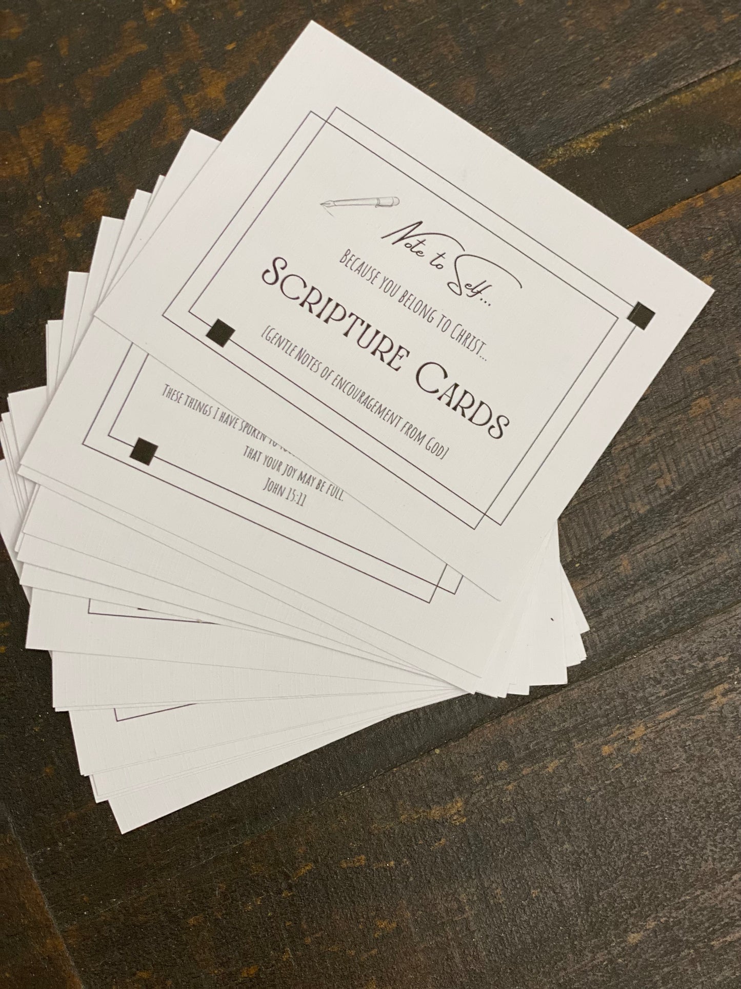 Note to Self Scripture Cards