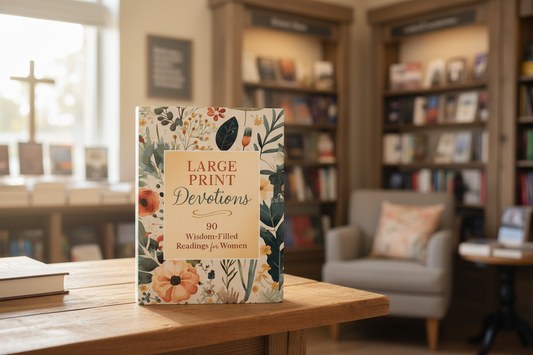 Large Print Devotions: 90 Wisdom-Filled Readings for Women
