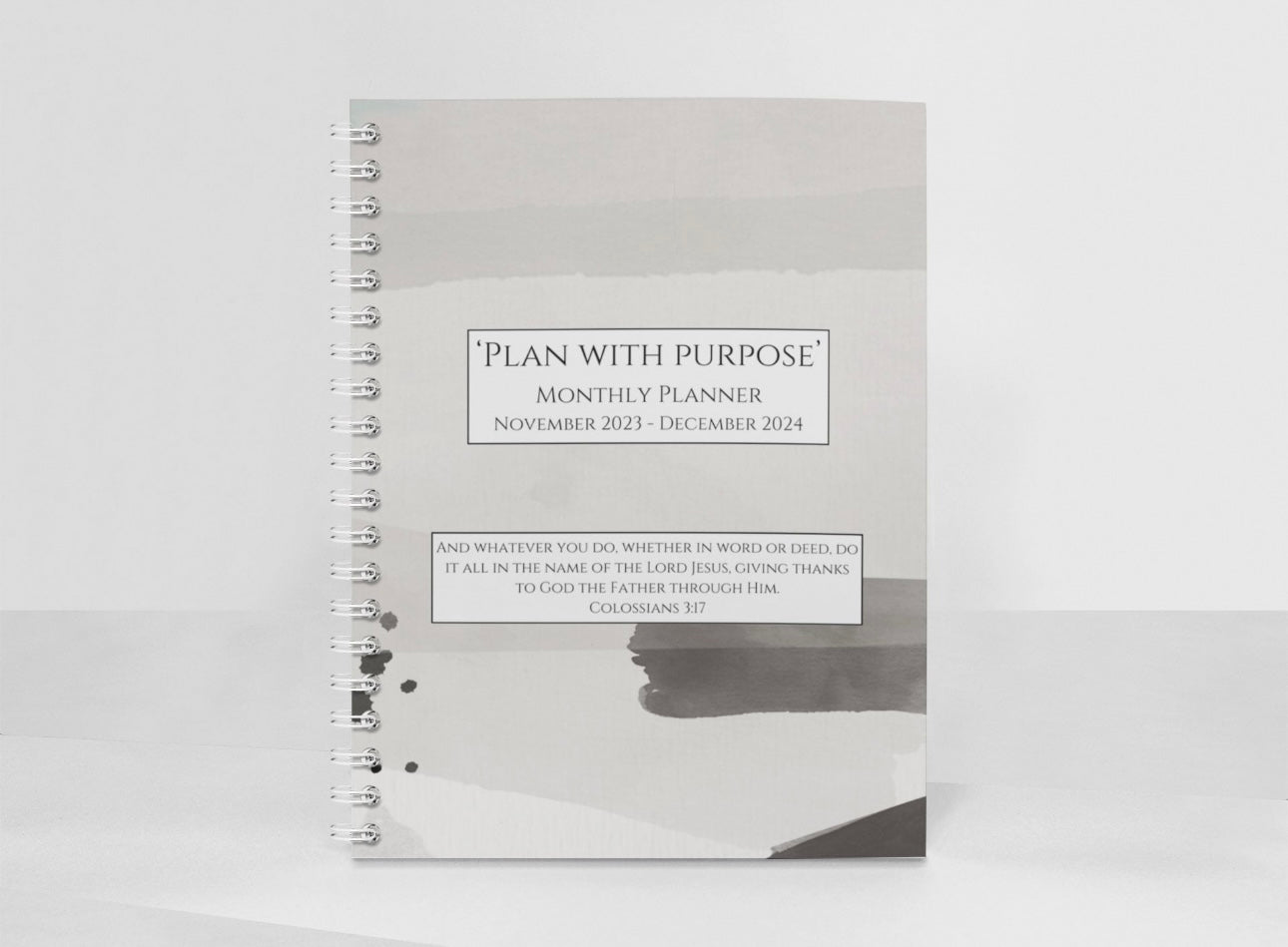 Plan with a Purpose Monthly Planner