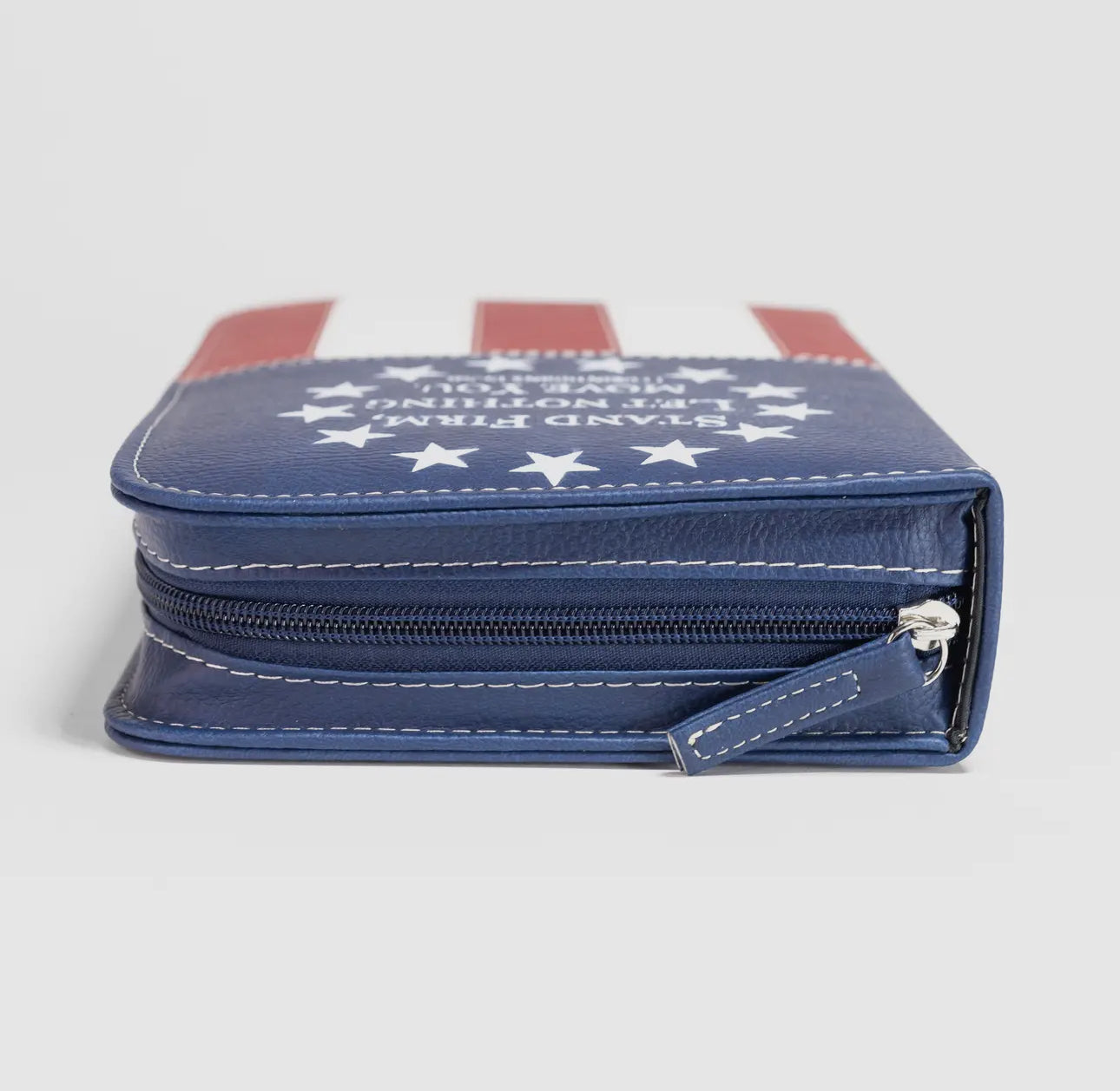 Large Bible Cover: US Flag Stand Firm