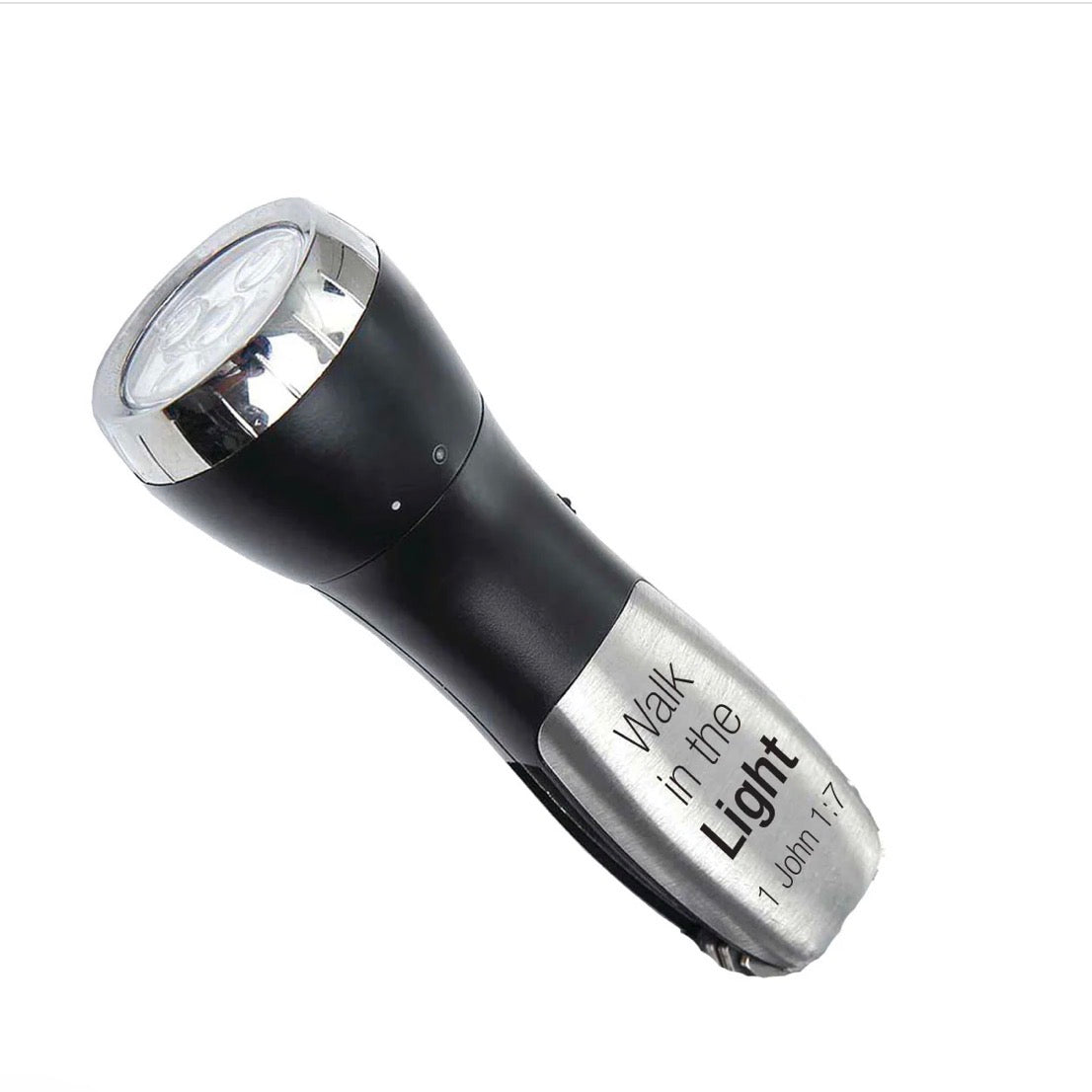 Man of God: 10 Function Flashlight Survival Tool