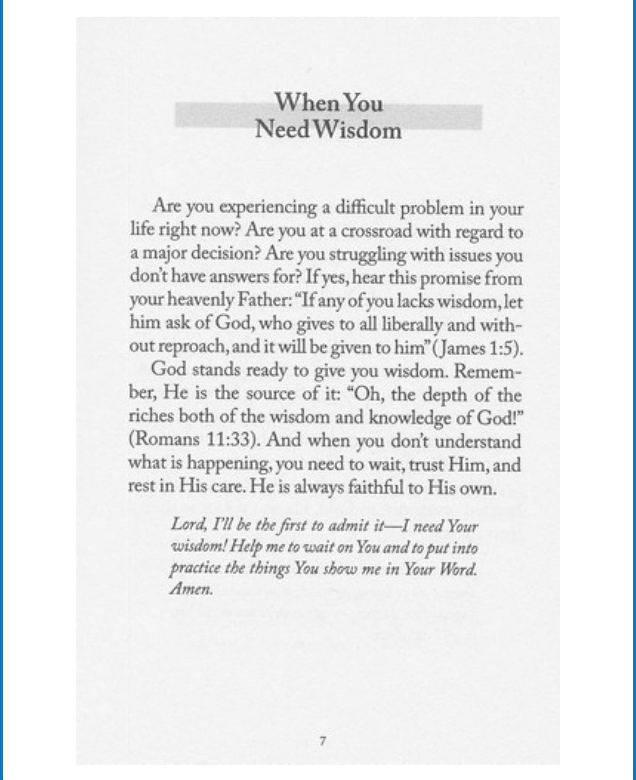One-Minute Insights for Men