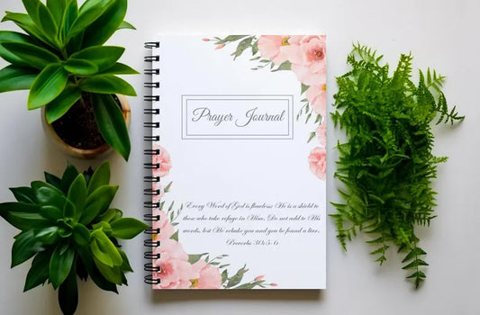 Journal Personalized Prayer Book Gift Christian Spiral Notebook Gratitude Journal Faith Based Gift Scripture Journal Prayer Notebook For Her