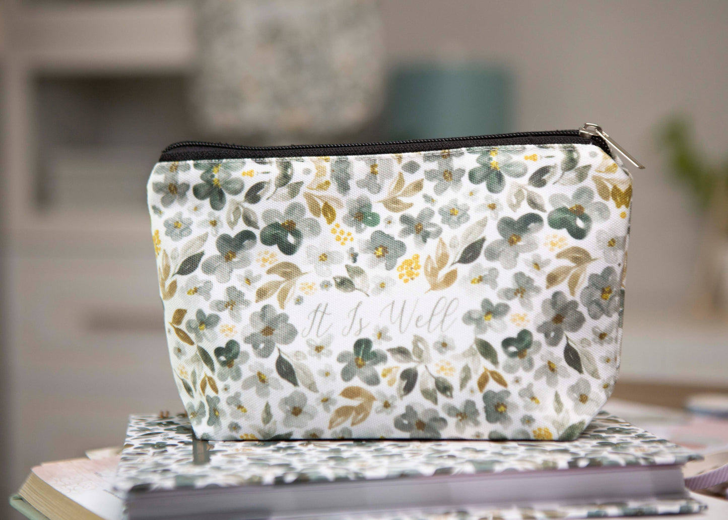 It Is Well Bible Study Pen Pouch | Bible Verse Pencil Case