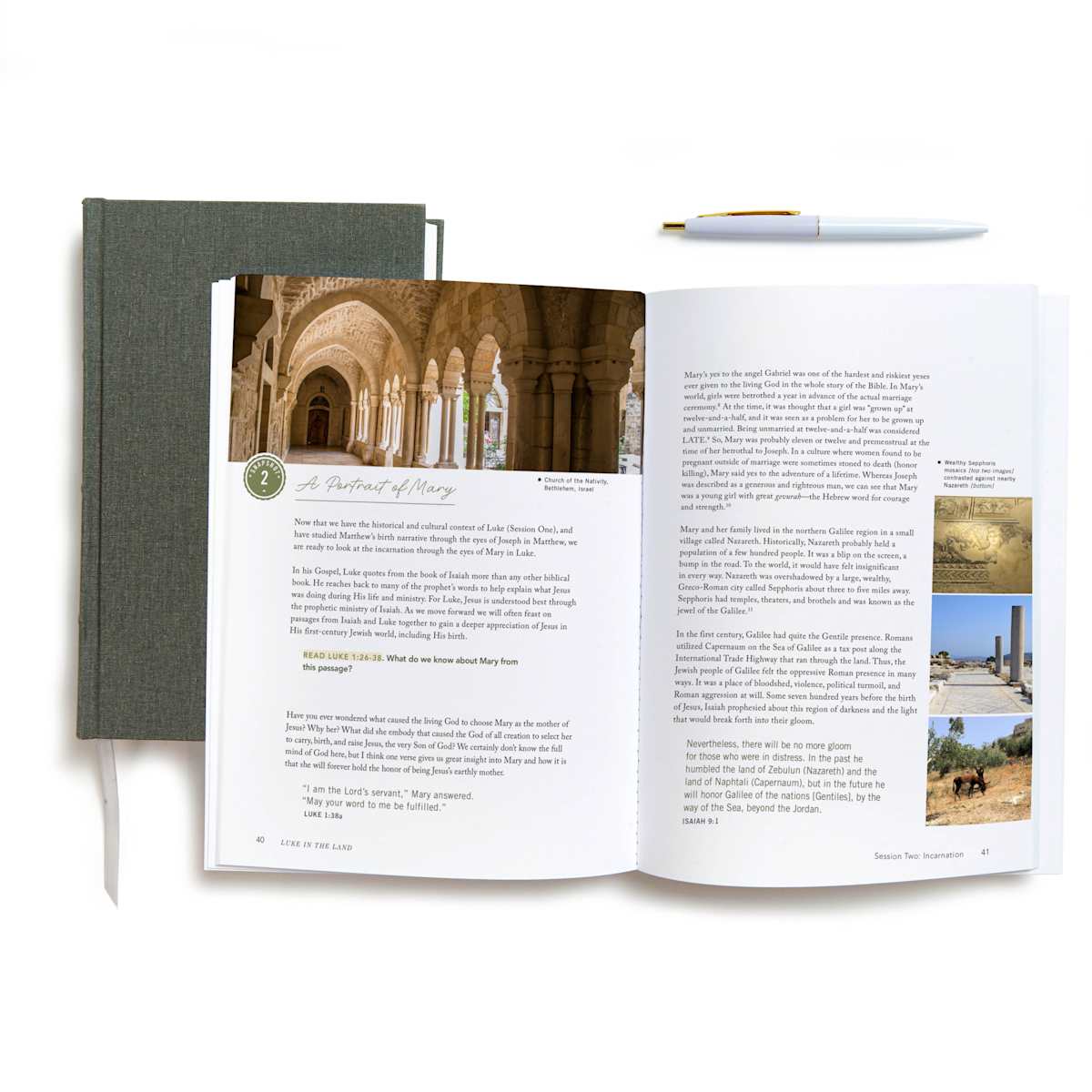 Luke in the Land - Bible Study Book with Video Access