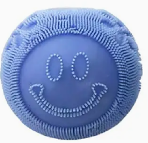 HAPPY VIBES FUZZY BALL SQUISHY