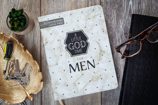A Little God Time for Men (Large Print Devotional)