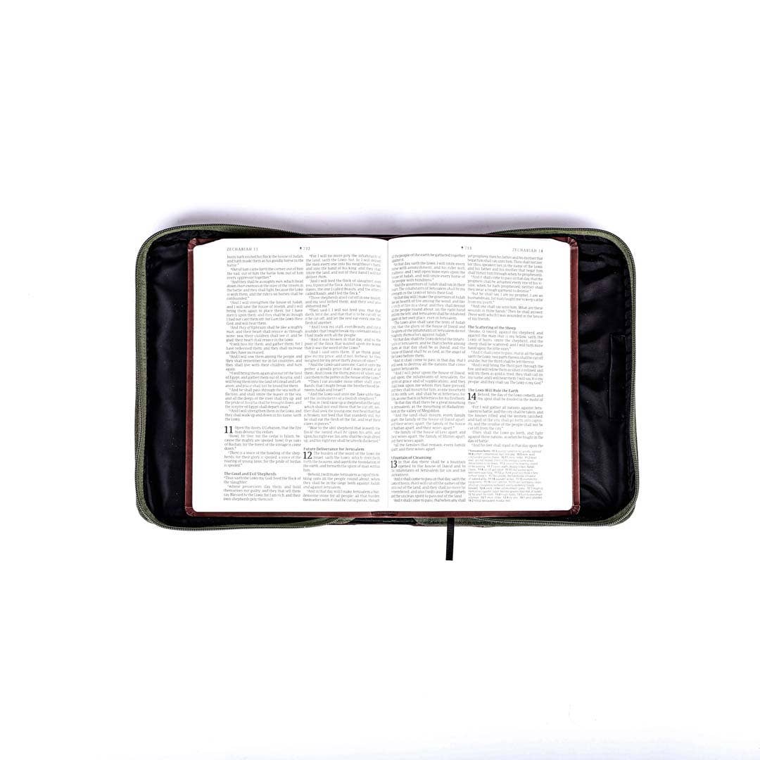Bible Cover Imitation Leather  Explore, Seek, Find L