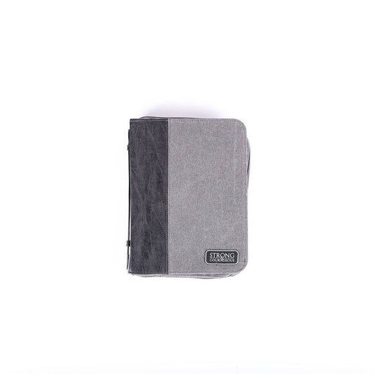 Bible Cover Imitation Leather Strong Courageous L
