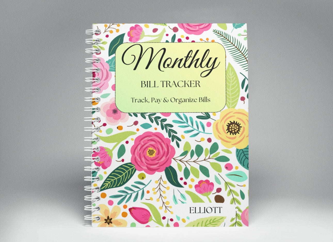 Personalizable Monthly Bill Tracker
