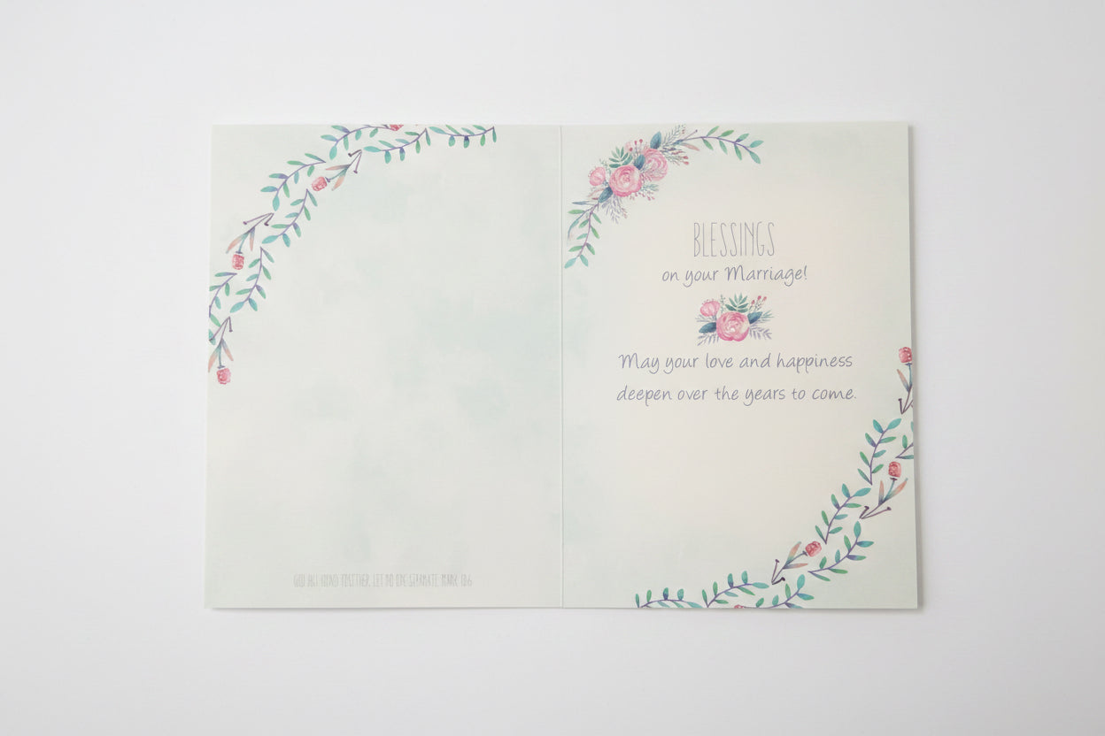 Single Card with envelope: Wedding Mr. & Mrs. Forever After