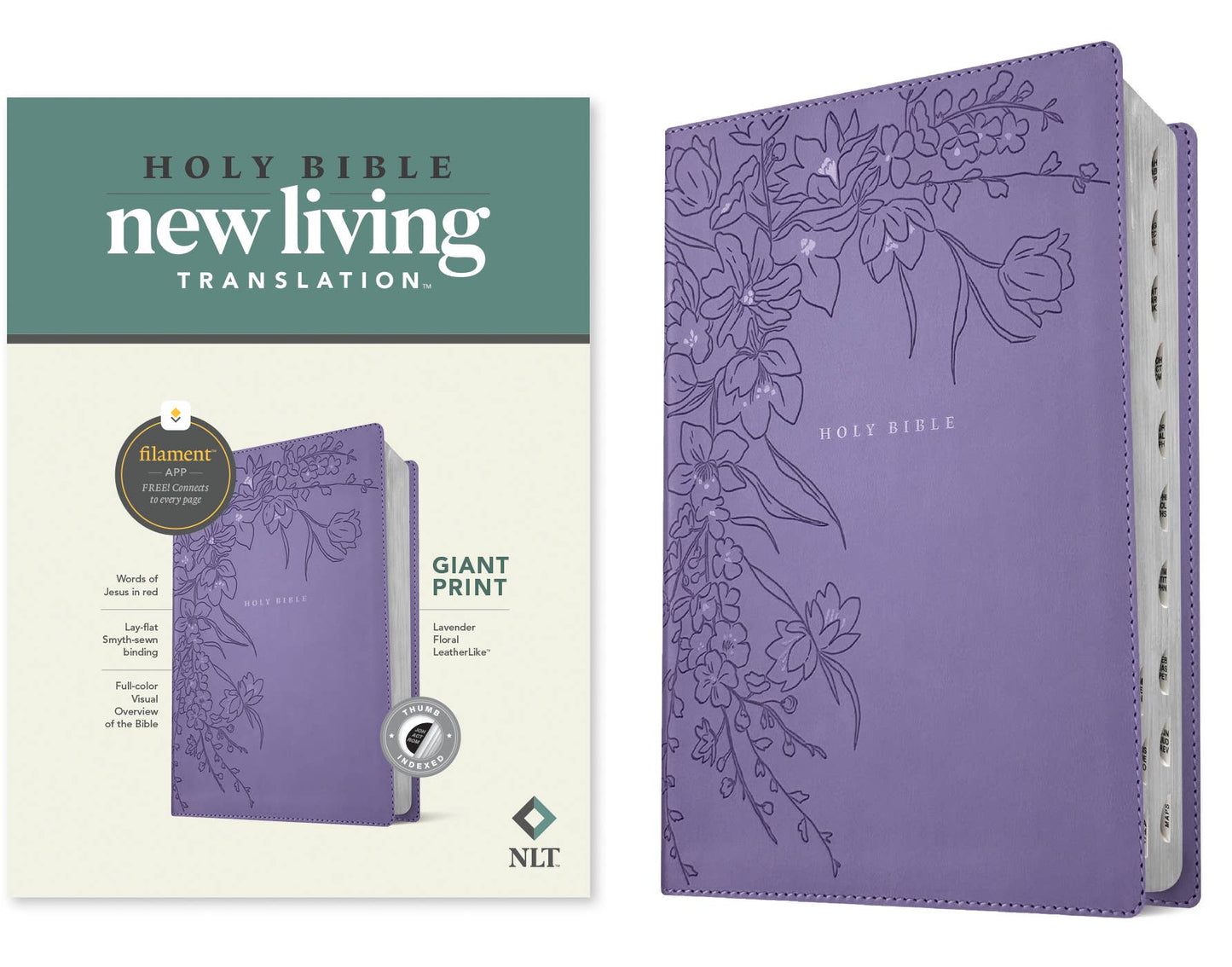 NLT Giant Print Bible, Filament Enabled